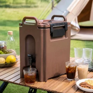 20L Portable PE Material Hot Drink Dispenser 16.76lb Backpack Carry Beverage Dispenser for Outdoor Events