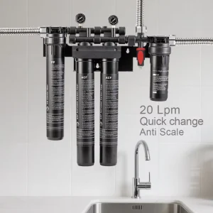 20Lpm Commercial Anti Scale Limescale High Flow Quick Change Other Water Filter System for Coffee Machine Ice Maker Fountain