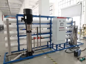 20T/H Automatic Stainless Steel 304 RO Water Purification Equipment with PLC Motor Pump