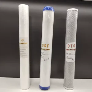 20inch 10 Inch 5 Micron Sediment PP UDF CTO Filter Cartridge for Whole House Water Purification System