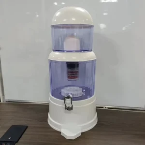 21L Multi-Layer Cartridge Gravity Water Filter System with Mineral Water Purifier