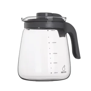 2200ml Glass Water Jug Lid Heat Resistant Cold Juice Iced Tea Pitcher Filter Coffee Pot Tea Kettles Large Capacity Tea