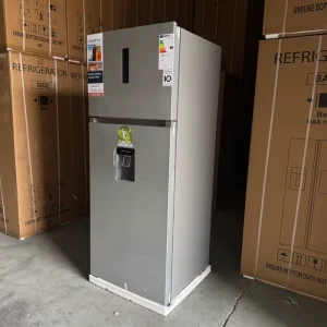 220V/110V Refrigerator with Water Dispenser, LED Light, and Frost-Free Cooling