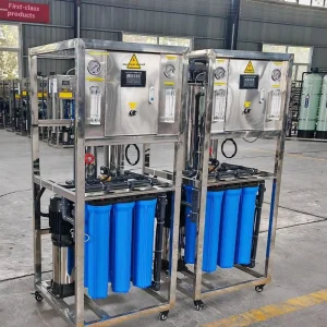 220V 500LPH Small Reverse Osmosis Drinking Water Equipment 1 Year Warranty Pure RO System with Pressure Vessel Core Components
