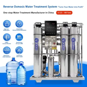 220V Industrial RO System Engine-Powered Water Purification Reverse Osmosis Water Treatment System