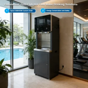 220V Stainless Steel Electric Smart Freestanding Hot and Cold Water Dispenser for Commercial Use
