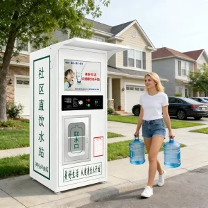 24h Outdoor Reverse Osmosis Vending Water Machine for Purified Water