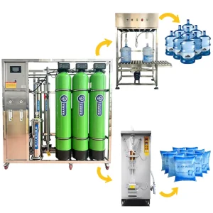 250 500 1000 L/h Commercial RO Water Filtration System Reverse Osmosis Plant for Bottle Sachet Water Production Line Business