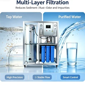 250/500 L Whole House Water Softener and Water Purifier for Hard Water