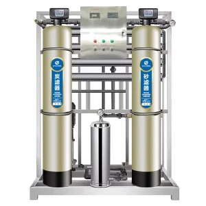 250 L/H Stainless Steel 4040 RO Water Treatment Machinery with Pump
