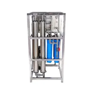 250 LPH Deep Well and Tap Water Reverse Osmosis Treatment System with PLC Control