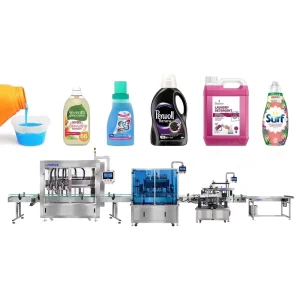 250 mL Laundry Liquid Softener Detergent Filling Production Line Machine