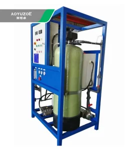 250L/500L 0.25T/H/0.5T/H Seawater Desalination Steel High-Pressure Pump Seawater RO Plant Marine Watermaker for Boats