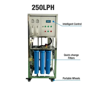 250LPH Industrial Water Treatment Machinery Reverse Osmosis Unit for Small Business