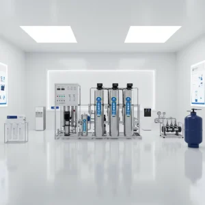 250LPH Reverse Osmosis Water Treatment Machine with Pump for Municipal Use