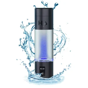 270ml Portable Hydrogen Generator Water Bottle High Hydrogen Content Portable Hydrogen Water Bottle with 5 10min Modes