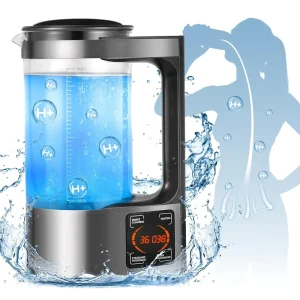 2L Hydrogen Water Generator with LED Display Water Pitcher Making Machine with SPE and PEM Technology for Office Home