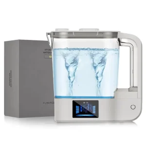 2L USB Charging Hydrogen Water Generator Kettle PEM Electrolysis 10/20 Min Ionizer Hot/Cold Pitcher 2001-3000PPB Hydrogen