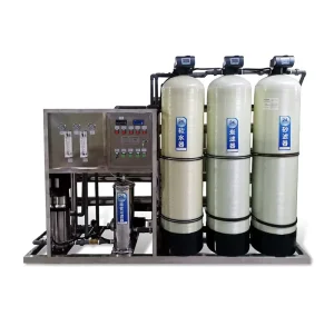 2T/H Industrial Stainless Steel RO Drinking Water Treatment Machine PLC Control Pump 5-Stage Filtration for Brackish Water