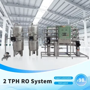 2T Industrial RO Water Treatment Machinery and Reverse Osmosis Water Filter System for Drinking Water Production