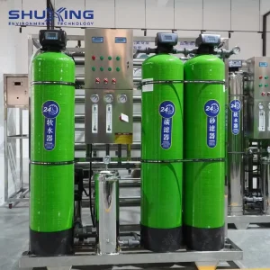 2T Softens Water Filter 2000lph Water Treatment Machinery Quartz Sand FRP Reverse Osmosis Water Purifier Machine for Business