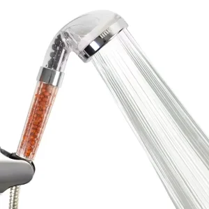 3 Function High Pressure Water Saving Chrome Finish Modern Design Filter Hand Shower Head ABS Material Easy Bathroom