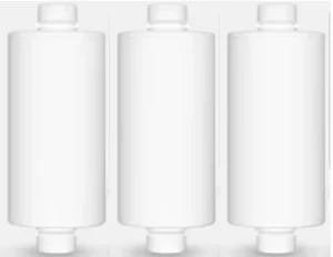 3 Pack Cartridge for an Inline Shower Water Filter