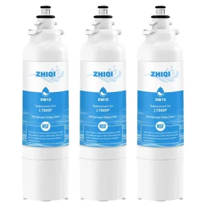 3 Pack Refrigerator Water Filter Replacement for LG LT800P Activated Carbon LT800PC ADQ73613401 ADQ73613408 NSF Certified