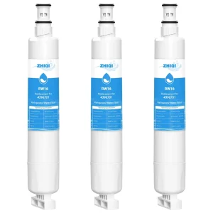 3 Pack Refrigerator Water Filter Replacement for Whirlpool 4396701 Activated Carbon ET1FHTXMB03 ET1FHTXMQ01 NSF 42 372 Approved