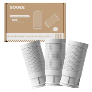 3 Pack Replacement Faucet Water Filters NSF42 Reduces Chlorine Bad Taste Faucet Water Filtration System LJ203 LJ209