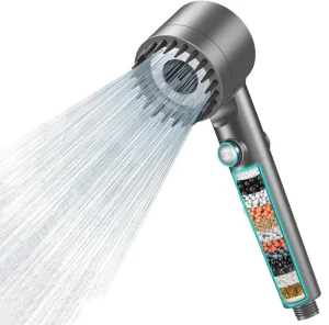3 Spray Modes High Pressure Shower Head Filtered Shower Head with Handheld Shower Filter Head Purify Water