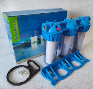 3 Stage 10 Water Filtration Housing Whole House Filter Under Sink Portable System Counter Top Water Filter Filter