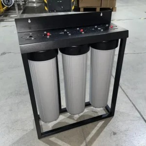 3 Stage 20 Inch Big Blue PP Plastic Cartridge Filter Housing Jumbo for Whole House Water Treatment