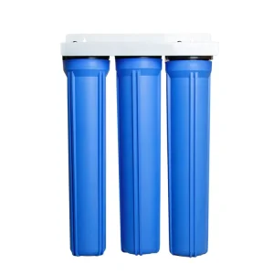 3-Stage 20-Inch Big Blue Water Filter Cartridge Housing System