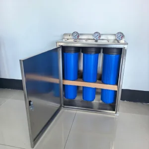 3-Stage 20-Inch Large Whole House Water Filtration System with High-Flow Outdoor Water Purifier