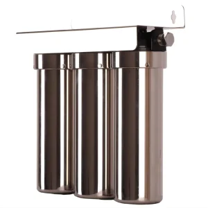 3-Stage 304 Stainless Steel Household Sink Faucet Filter with Self-Priming Pump for Tap Water Purification