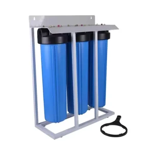3 Stage 4.5*20 Inch Big Blue Whole House Water Filter System Wall Mount or with Support African Market