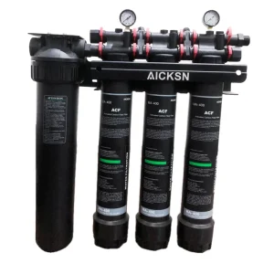 3 Stage Commercial Activated Carbon Water Treatment Filter for Whole House Filtration System Water Purifier