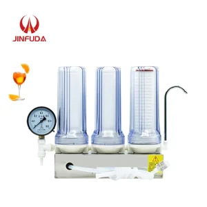 3 Stage Counter Tap Water Filter Under Sink Filter Purifier Water Filters for Home
