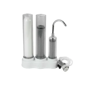 3 Stage Countertop Clear Housing Tap Water Filter for Healthy Household Drinking