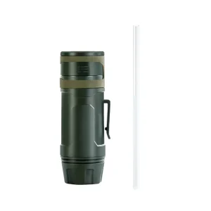 3 Stage Filtration Outdoor Survival Tactical Water Filter Straw Mini Water Purifier Straw
