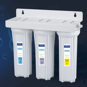 3 Stage Manual Household Water Filter Under Sink with 2.0 L/min Flow Rate
