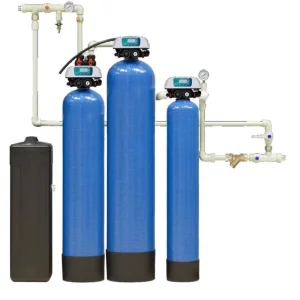 3-Stage Multi-Media Filter and Water Softener System Industrial Water Pretreatment Plant for RO and Boiler