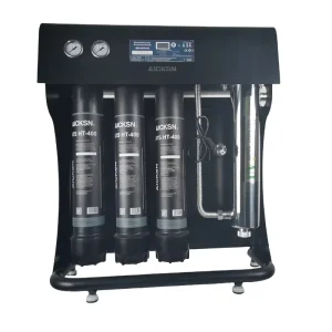 3-Stage Replacement UV Water Filter System with UV Lamp Industrial Black Electric