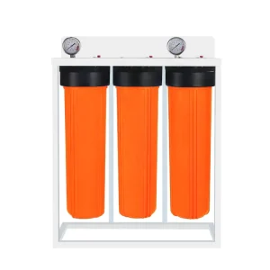 3-Stage Reverse Osmosis 20 Inch Orange Jumbo Water Cartridge Filter Housing Multi-Voltage Water Filter Part