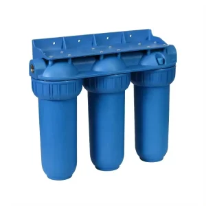 3-Stage Water Pre-Filtration System with 10 Inch Water Cartridge Filter Housing