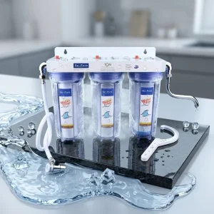 3 Stages Water Filter Housing Countertop Water Filter for Sediment Filter