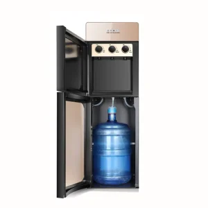 3 Tap Freestanding Water Dispenser Instant Hot Warm Cold OEM Bottom Loading Electric Glass for Home Use Plastic Housing