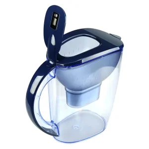 3.5L Portable Manual Plastic Alkaline 6-Stage Activated Carbon Filter Water Pitcher for Household