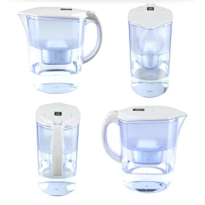 3.8L Alkaline Water Filter Pitcher Activated Carbon pH Increase Hydrogen Rich BPA Free Portable Manual Outdoor Eco Friendly